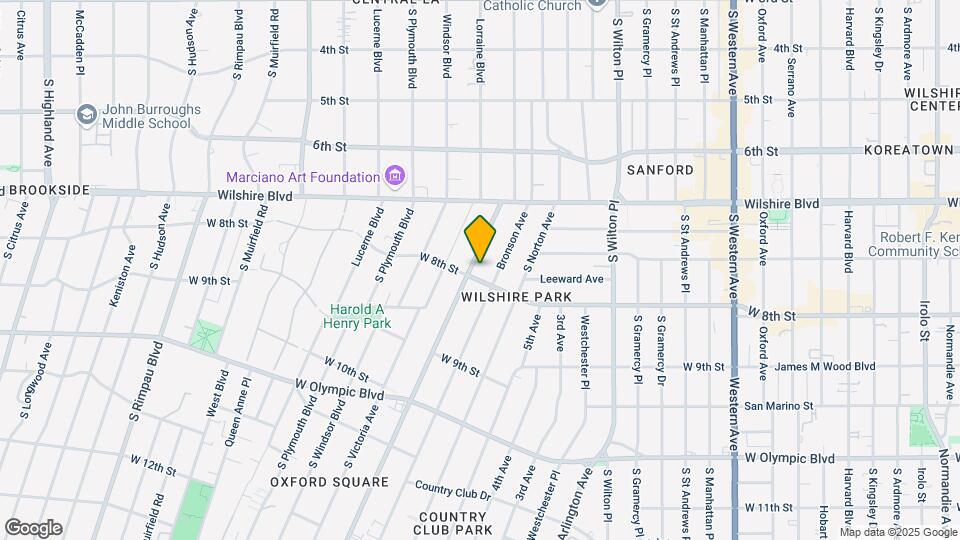 750 S Crenshaw Blvd Mapa y Detalles de la Ubicación