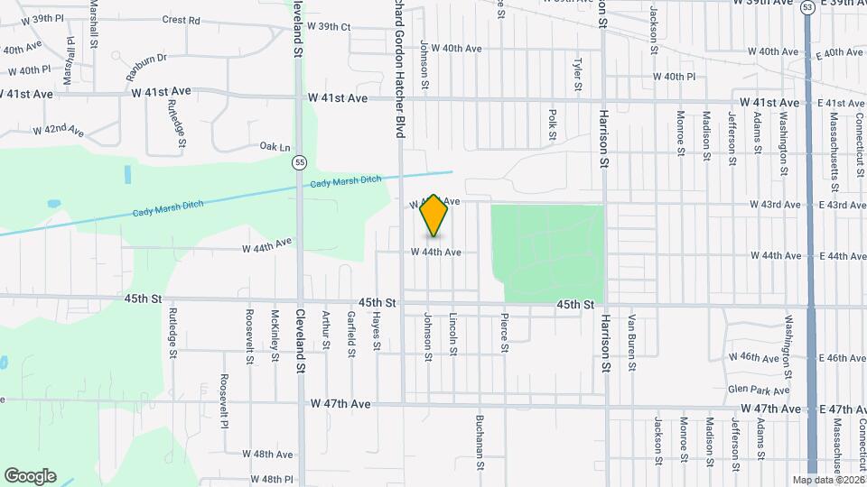 4381 Johnson St Map and Location Details