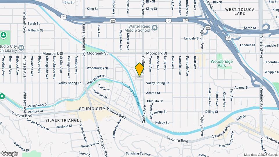 4265 Colfax Ave Mapa y Detalles de la Ubicación