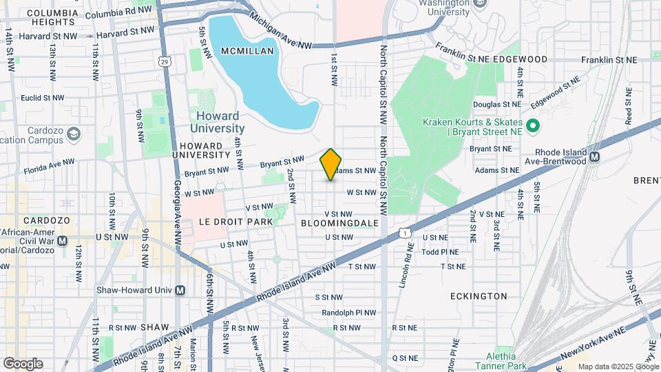 2206 1st St NW Map and Location Details
