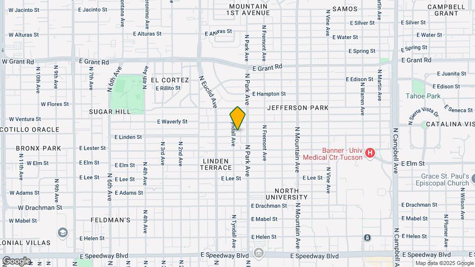 1912-14 16 N Tyndall Ave Map and Location Details