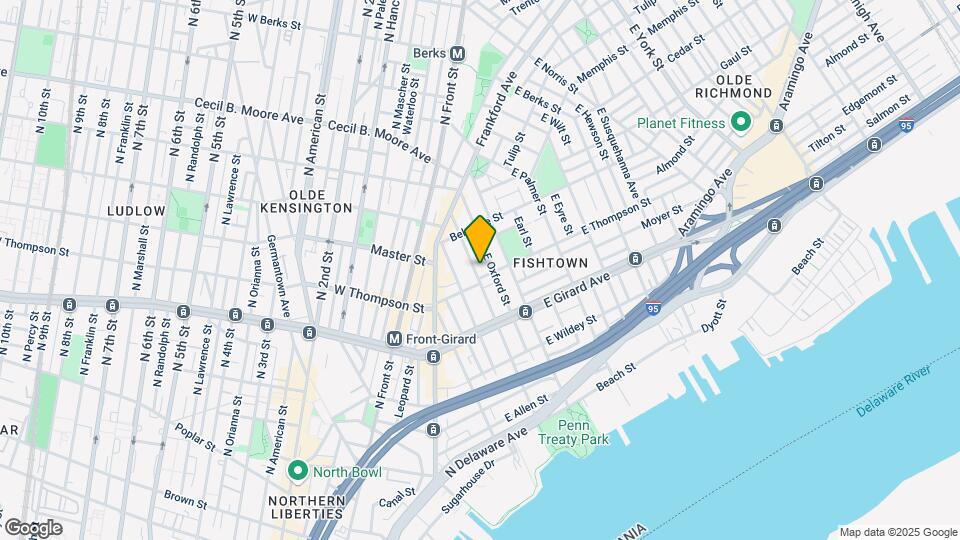 1309 Marlborough St Map and Location Details