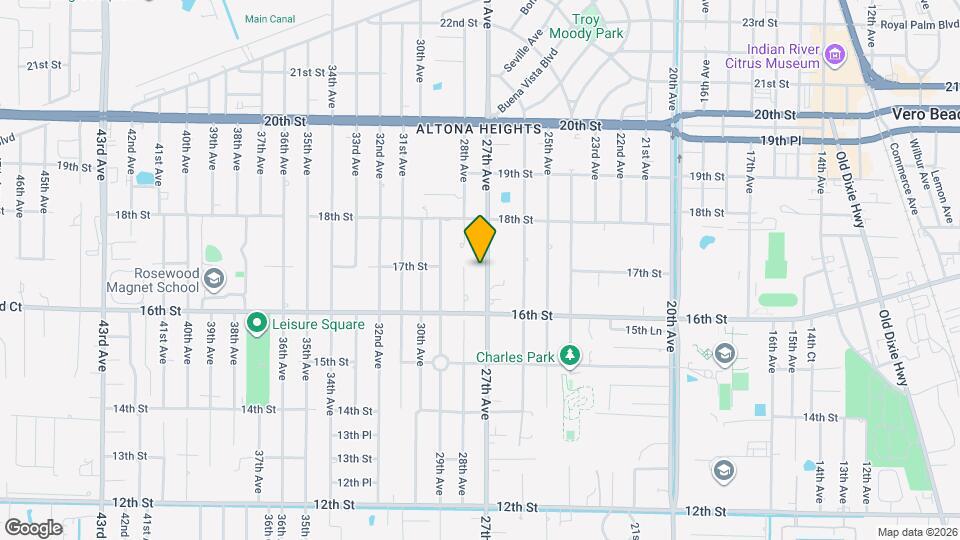 1655 27th Ave Mapa y Detalles de la Ubicación