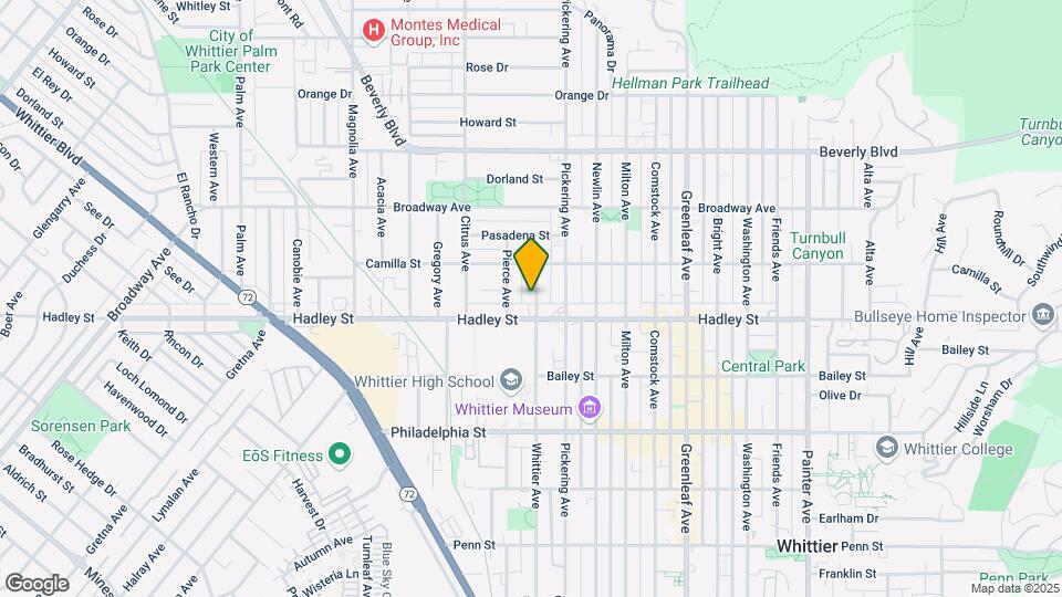 6341 Whittier Ave Mapa y Detalles de la Ubicación