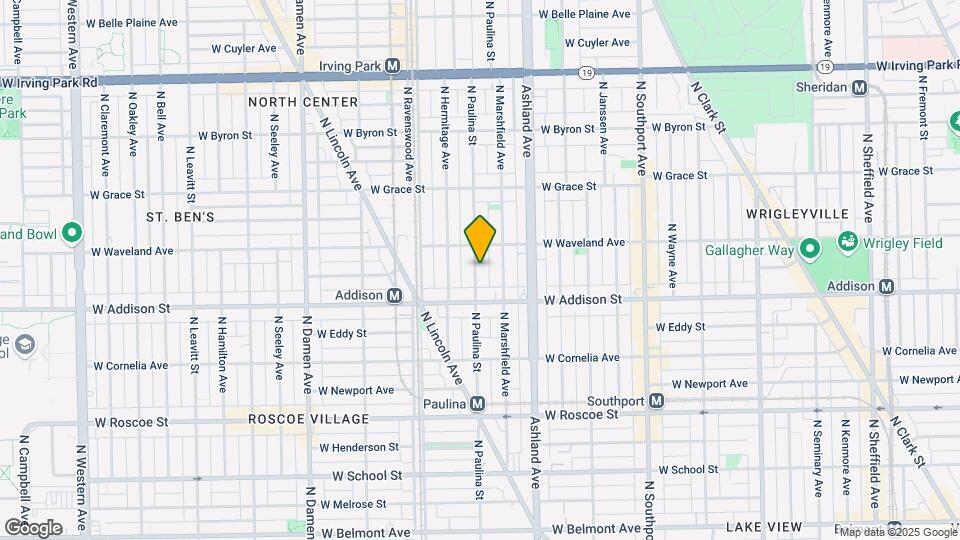 3635 N Paulina St, Unit 3637-CH2 Mapa y Detalles de la Ubicación