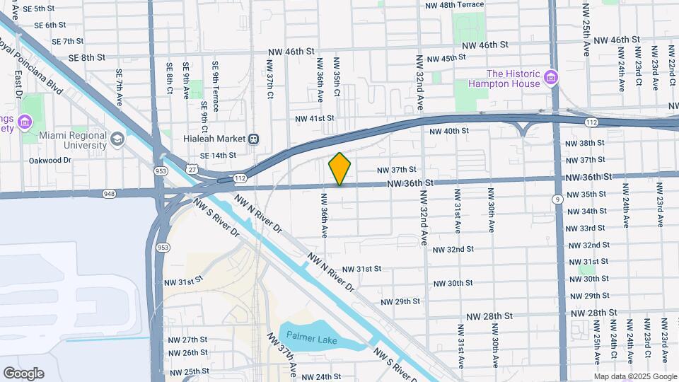 3530 NW 36th St Map and Location Details