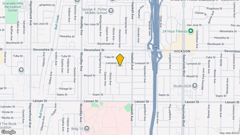 15853 Romar St Map and Location Details