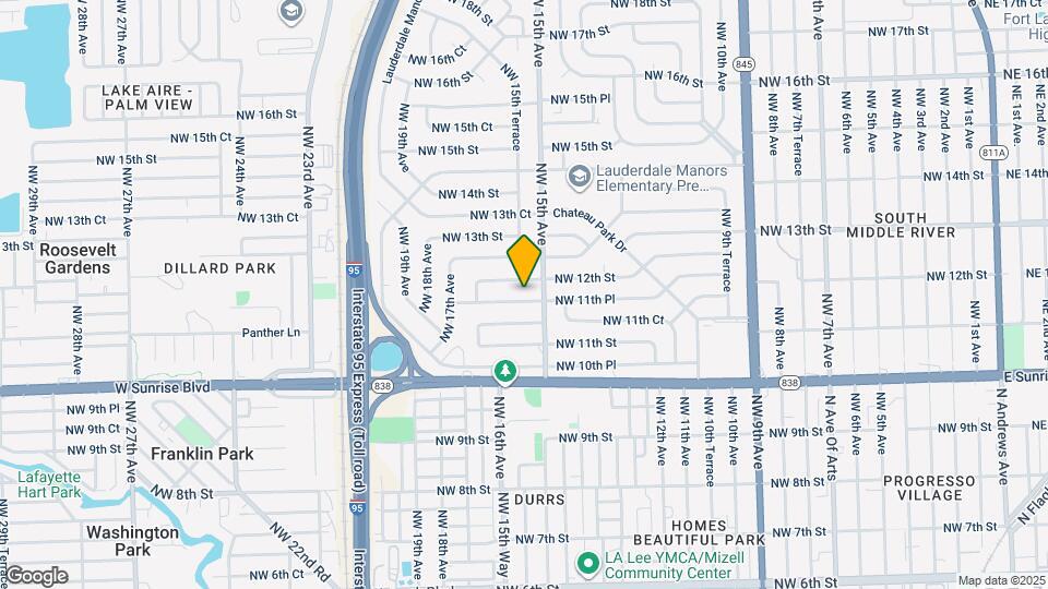1515 NW 11th Pl Map and Location Details