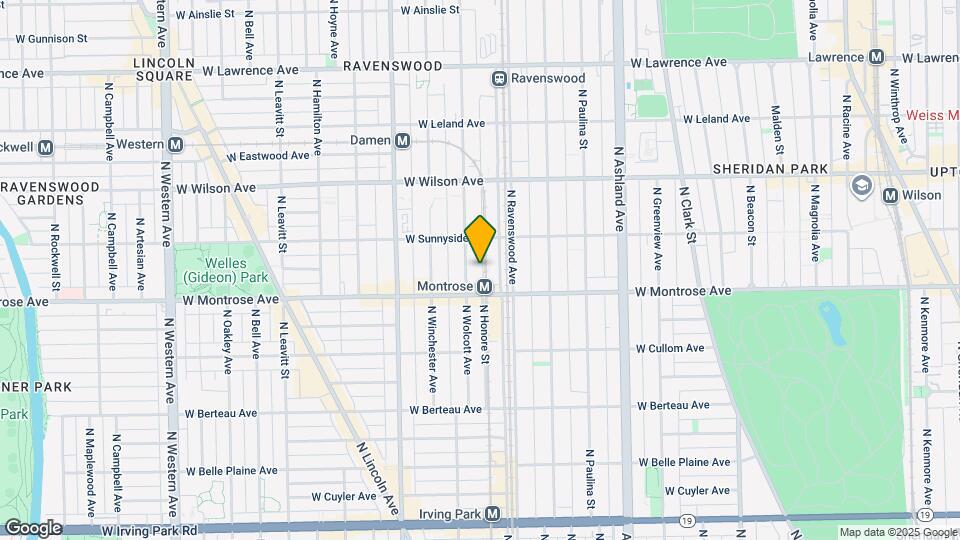 4421 N Wolcott Ave Map and Location Details