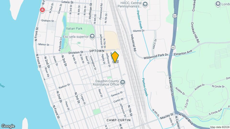 2615 Waldo St Map and Location Details