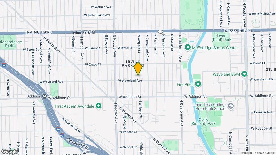 3710 N Whipple St Map and Location Details