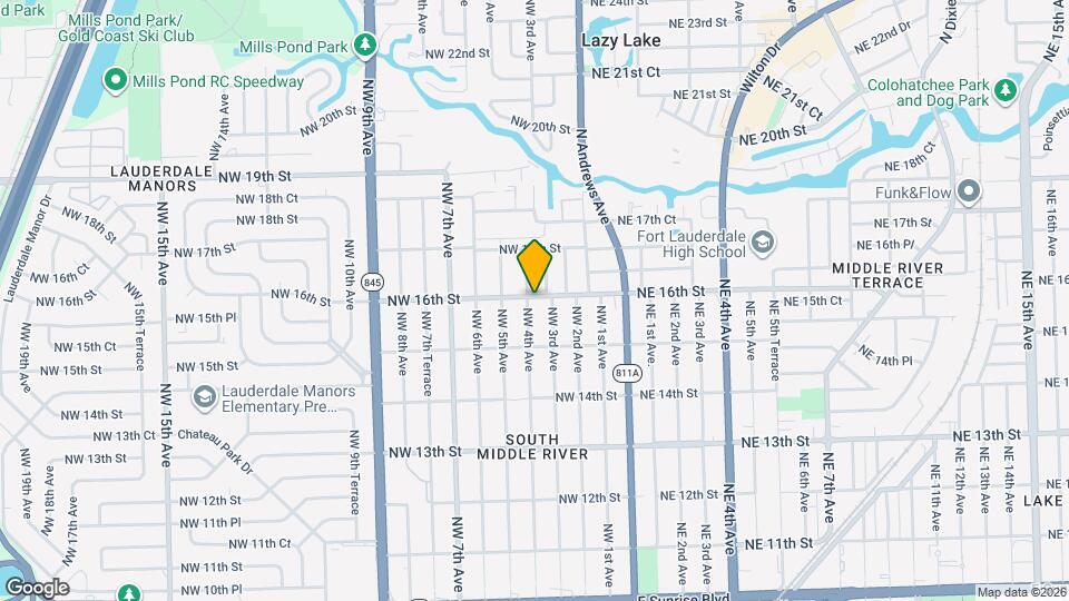 1544 NW 4th Ave Map and Location Details