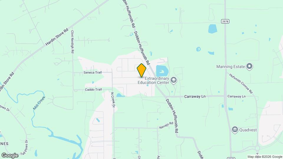 9845 Glen Brook Lane Magnolia TX Mapa y Detalles de la Ubicación