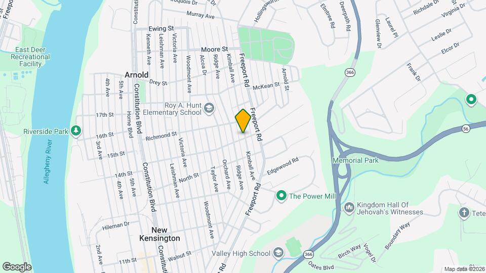 1601 Kimball Ave, Unit R2 Map and Location Details