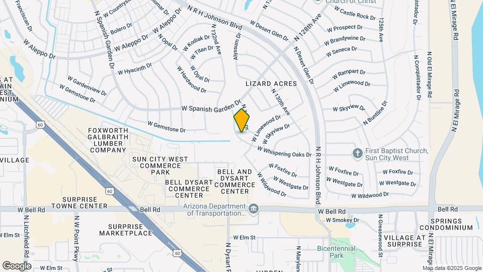 17615 N Whispering Oaks Dr Map and Location Details