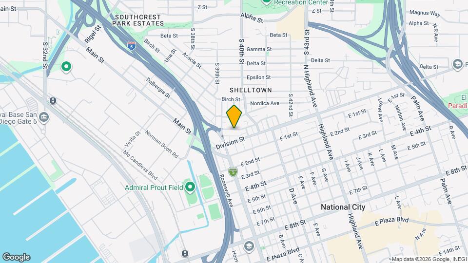 3941 Marine Vw Ave Map and Location Details