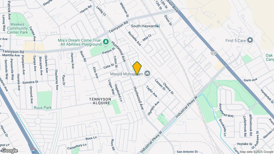 29062 Huntwood Ave Mapa y Detalles de la Ubicación