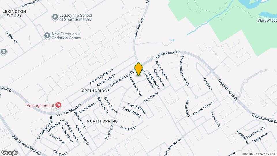 2810 Goldspring Ln Map and Location Details