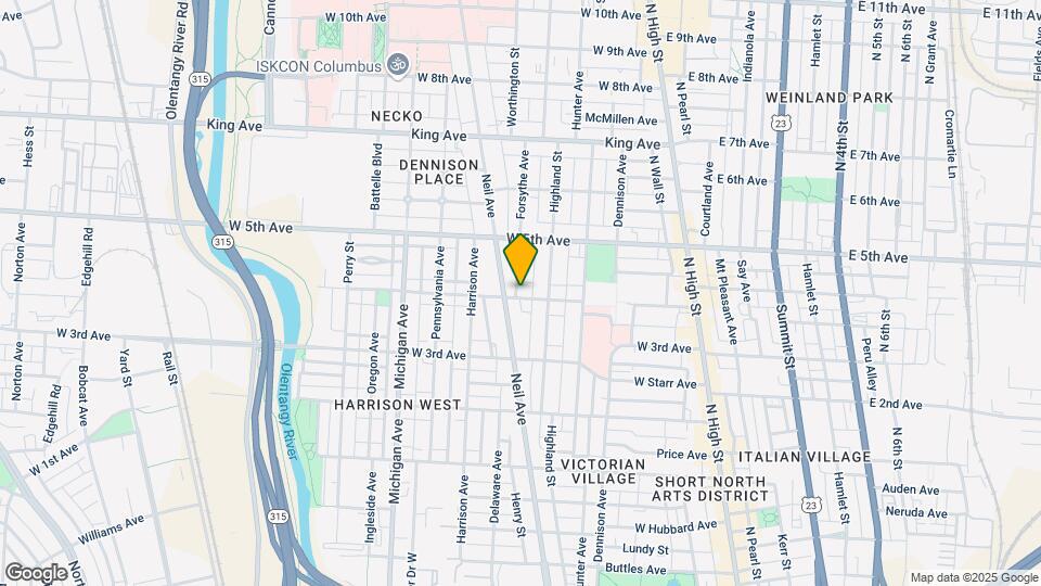 1190 Forsythe Ave, Unit 1190 Forsythe Ave Mapa y Detalles de la Ubicación