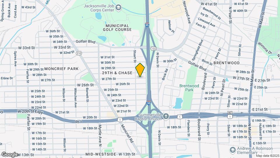 1034 W 27th St Map and Location Details