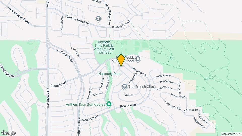 1342 Temporale Dr Map and Location Details