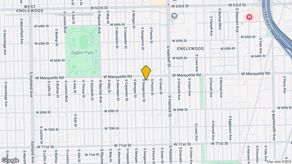 6719 S Sangamon St Map and Location Details
