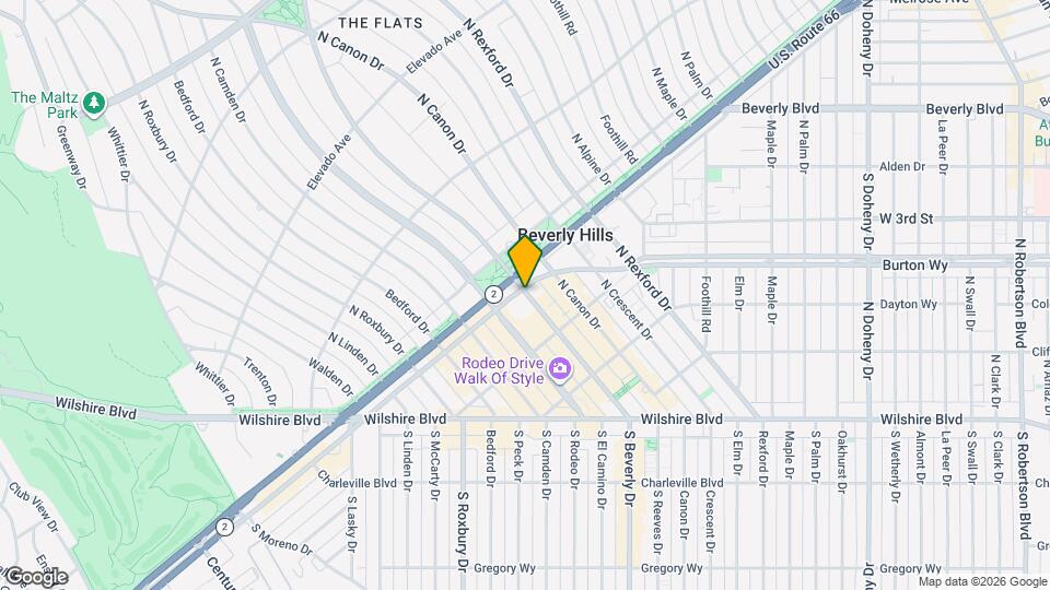 427 N Doheny Dr Map and Location Details