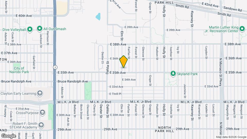 3520 Elm St Map and Location Details