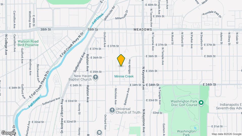 3513 Caroline Ave Map and Location Details