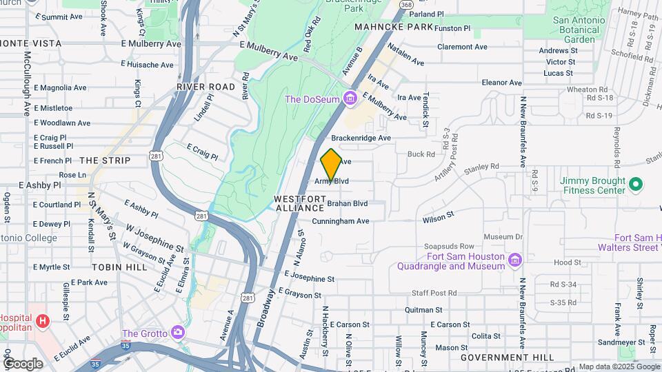 240 Army Blvd Map and Location Details