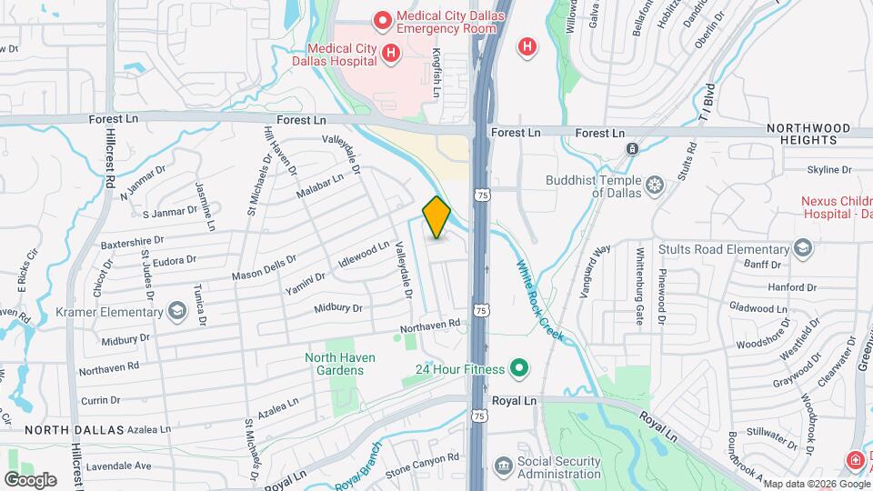 11334 Park Central Pl Map and Location Details