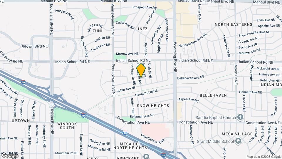 1612 Hendola Dr NE Map and Location Details