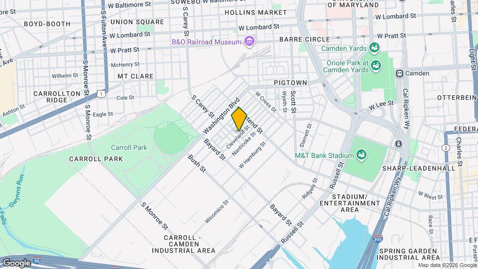 1246 Cleveland St Map and Location Details