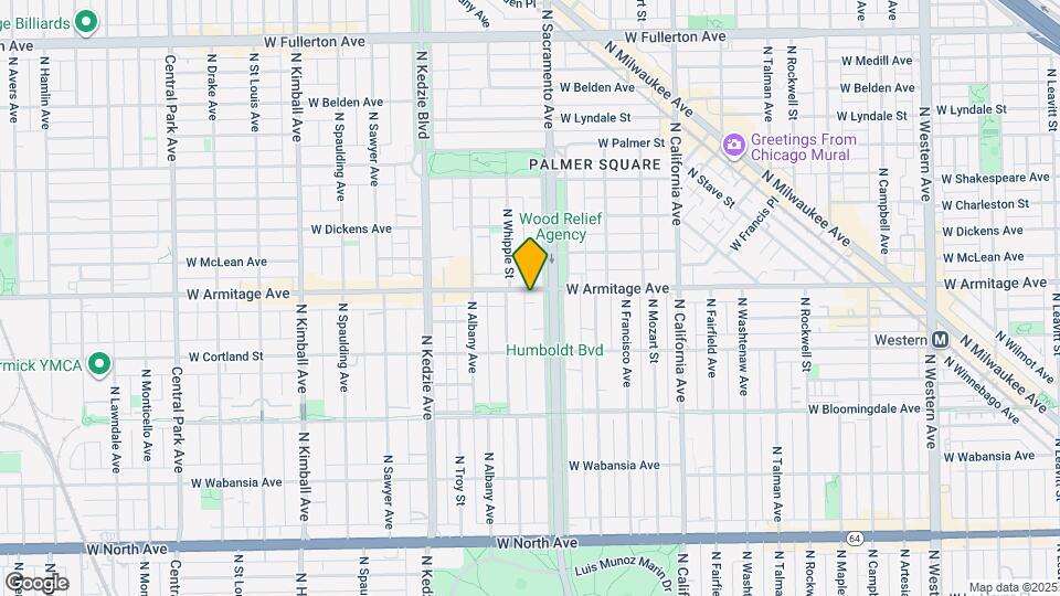 3009 W Armitage Ave Map and Location Details
