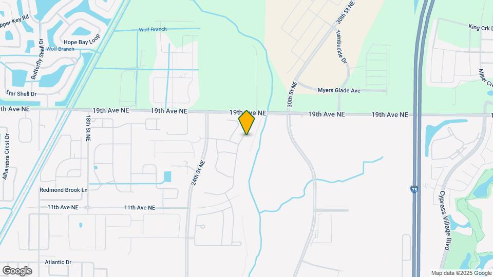 1709 Oak Pond St Map and Location Details