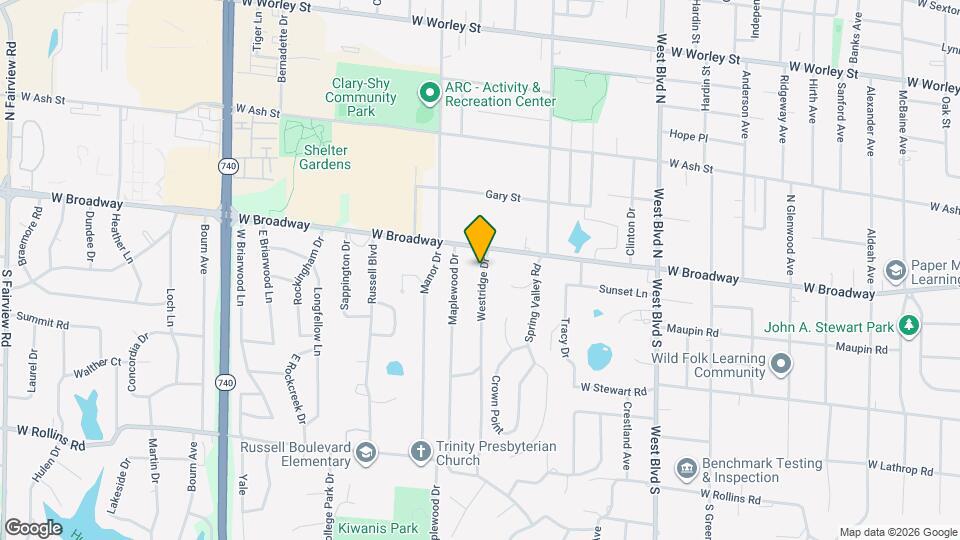 9 Westridge Dr Map and Location Details