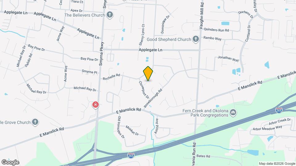 8000 Cloverport Ct Map and Location Details