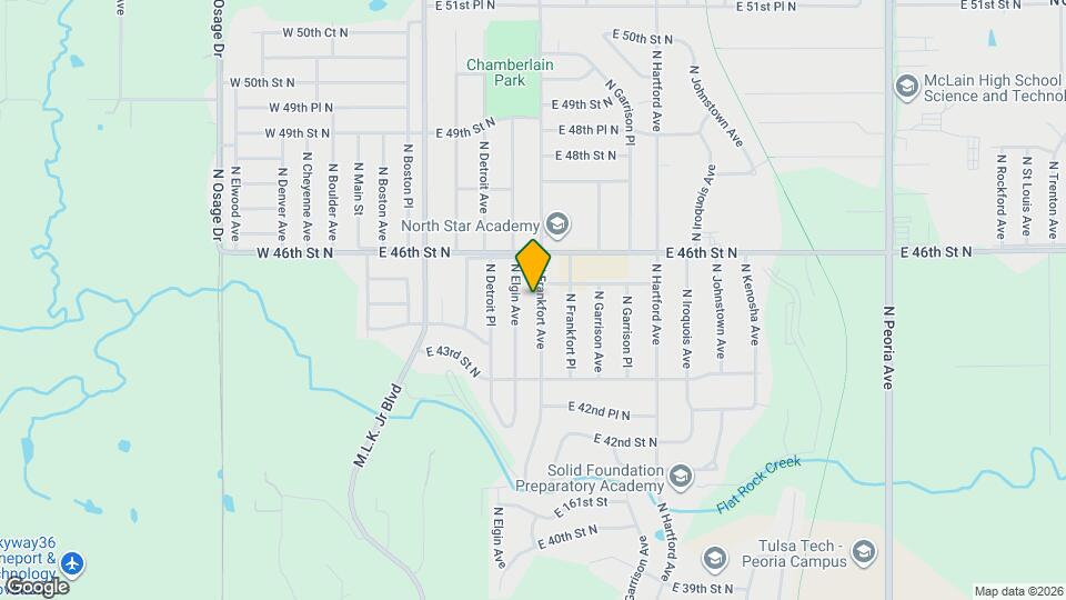 4514 N Frankfort Ave Map and Location Details