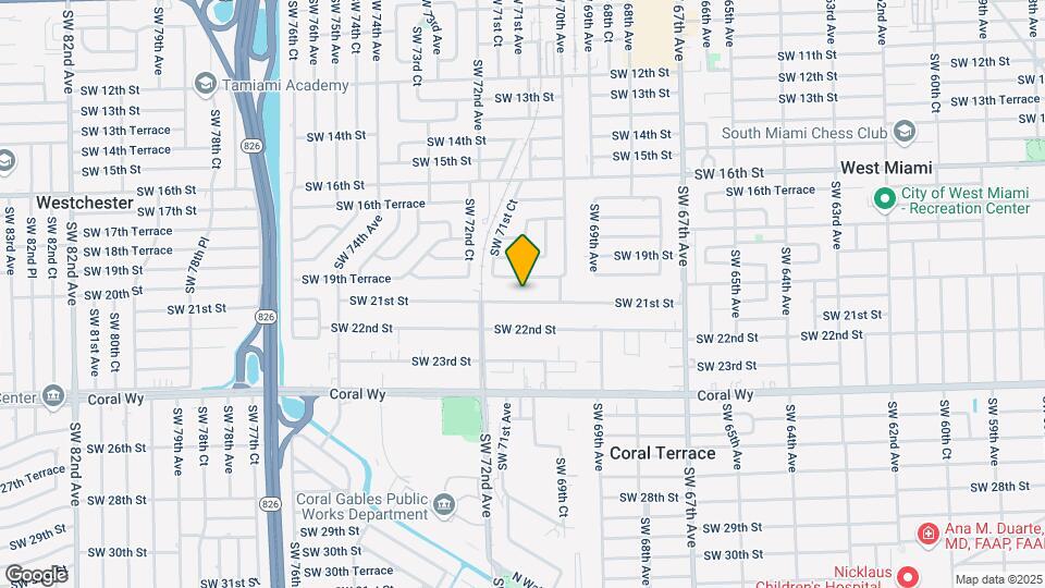 7113 SW 21st St Map and Location Details