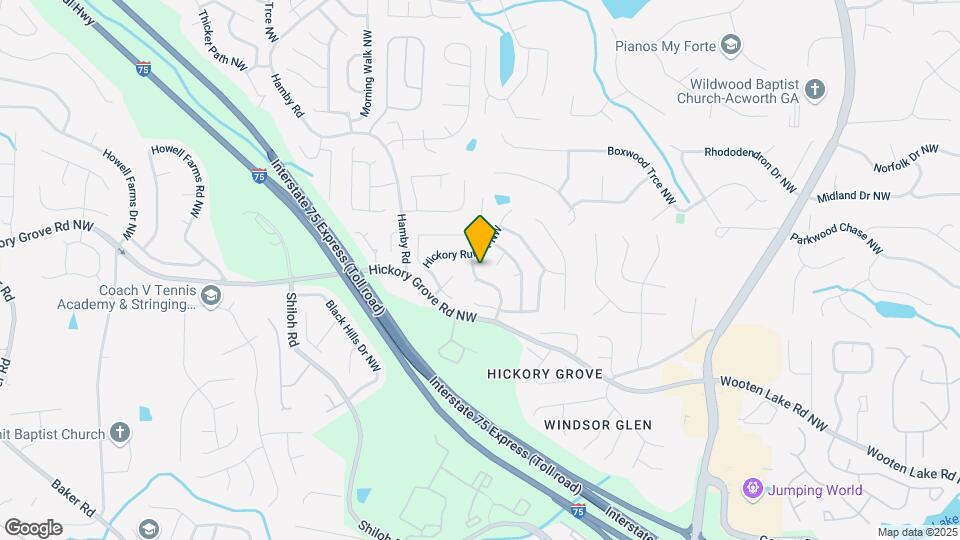 4566 Hickory Forest Dr NW Map and Location Details
