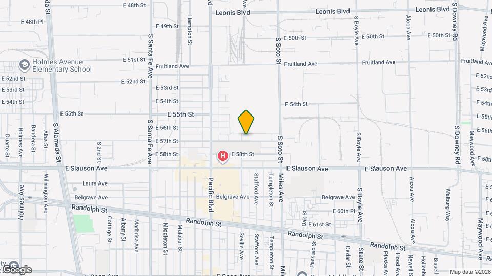 2709 E 57th St Map and Location Details