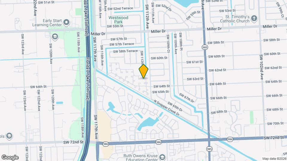 11242 SW 62nd Ln Map and Location Details