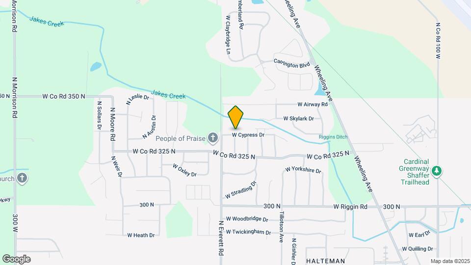 3110 W Cypress Dr Map and Location Details