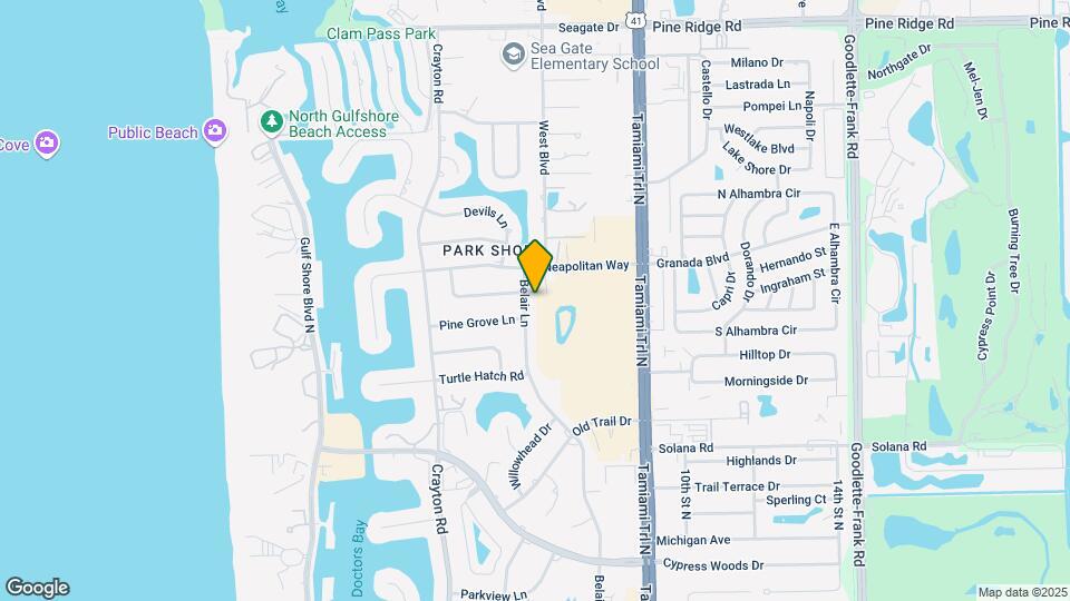 4200 Belair Ln Map and Location Details
