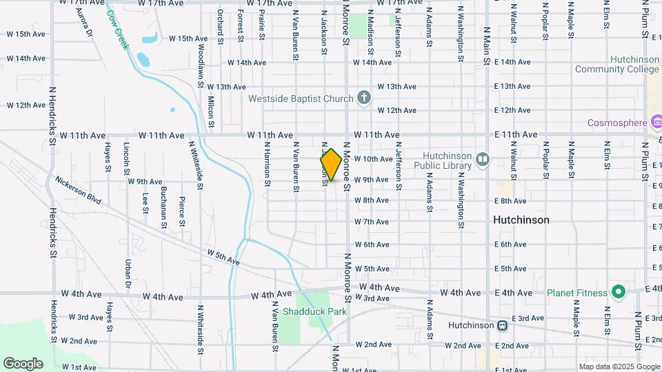 517 W 9th Ave Map and Location Details