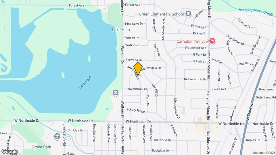 4336 Liberty Hill Rd Map and Location Details