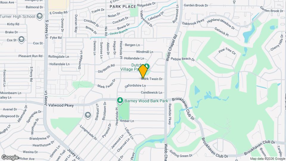 2976 Mark Twain Dr Map and Location Details