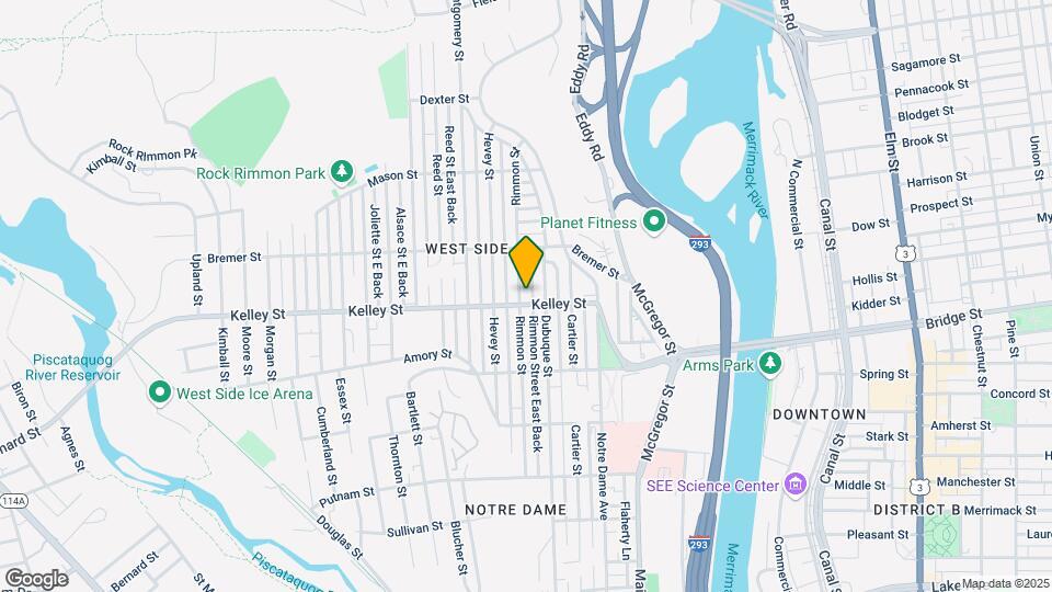 543-545 Rimmon St Map and Location Details