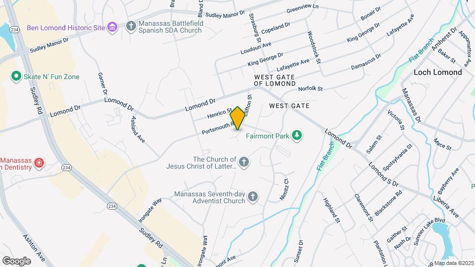 8004 Clifton St Map and Location Details