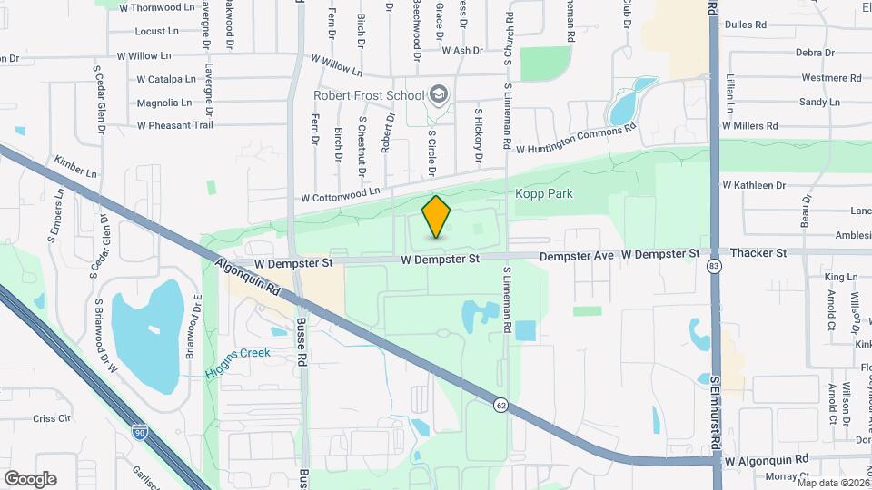 726 Dempster St, Unit 5 Map and Location Details